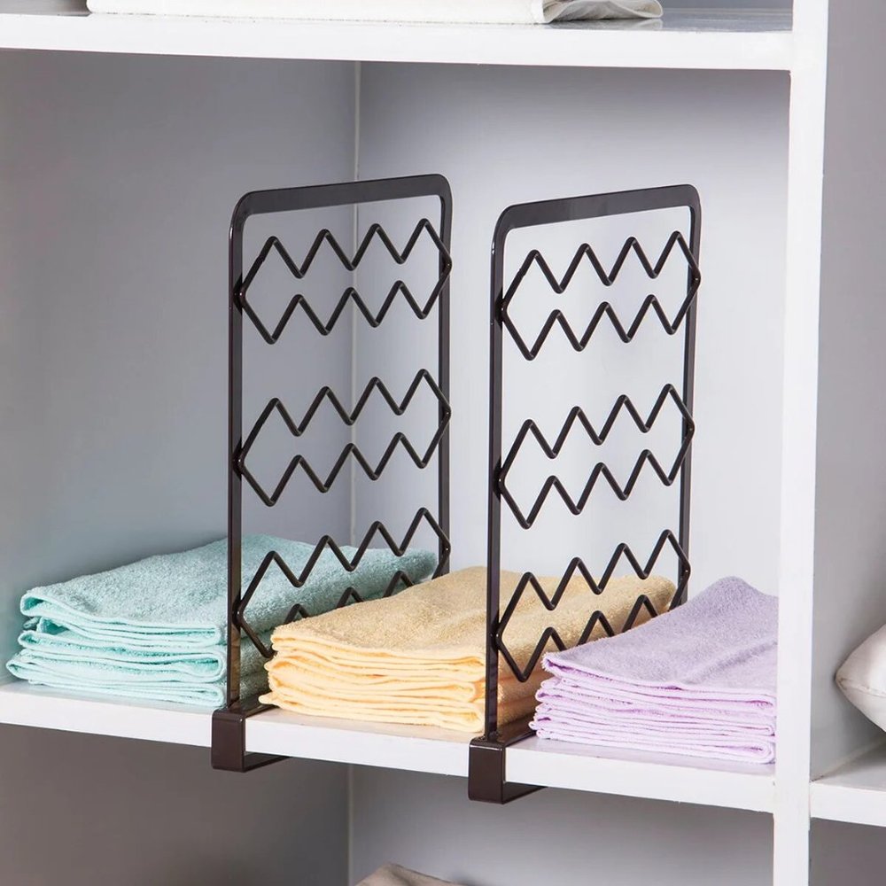 Large Metal Closet Dividers, Shelf Partition